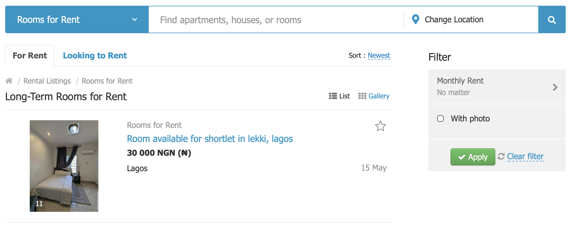 Rooms for Rent