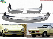 Fiat 124 Spider bumper (1966–1975) in stainless steel Albany
