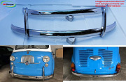 Fiat 600 Multipla bumpers new (1956-1969) by stainless steel Albany