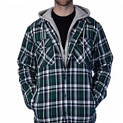 Cozy Comfort with Style - Flannel Jacket with Hood at Flannel Clothing! Washington