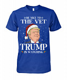Be Nice To The Vet President Is Watching Christmas Sweatshirt Phoenix