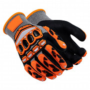 Safety Work Gloves with Impact Protection, Micro-Foam Nitrile coated TPR Heavy Duty Gloves. Sialkot