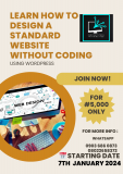 Learn how to design a standard website without coding using wordpress Lagos