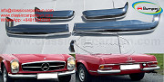 Mercedes Pagode W113 bumpers without over rider (1963 -1971) Denver