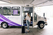 Airport shuttle driver from Los Angeles