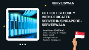 Get Full Security with Dedicated Server in Singapore - Serverwala Augusta
