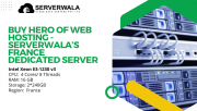Buy Hero of Web hosting - Serverwala’s France Dedicated Server Augusta