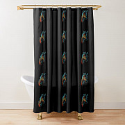 Psychedelic Sloth Shower Curtain from London