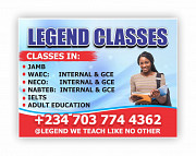 LEGEND CLASSES from Abuja
