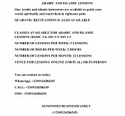 ARABIC AND ISLAMIC LESSONS from Ikeja
