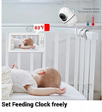 Wireless Video Baby Monitor With 7inch 1024P HD Screen and Soothing Lullaby from San Jose