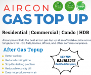 Aircon gas top-up Singapore