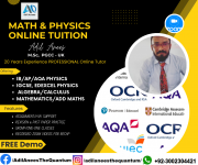 Maths/Physics online professional tutor with 20 years of Experience. IGCSE, IB, AP, Edexcel, A-Level from Hawalli