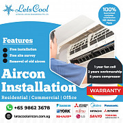 Aircon installation from Singapore