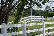 Vinyl Horse Fence: Strong, Eco-Friendly Ranch Rail Fencing for Livestock. Saskatoon