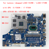 Lenovo ideapad L340-15IRH / L340-17IRH laptop motherboard NM-C361/NM-C362 with CPU I5 9300H/I7 9750 from Denver