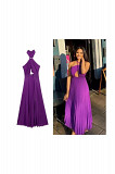 ZARA PLEATED MIDI DRESS WITH CUT-OUT DETAIL PURPLE SS23 SIZE L REF.3564/179 Los Angeles