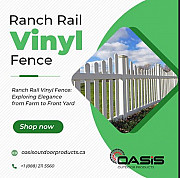 Ranch Rail Vinyl Fence - Durable, Stylish Fencing for Your Property Saskatoon