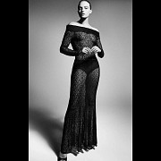 ZARA NEW WOMAN ZW COLLECTION OFF-THE-SHOULDER LACE DRESS BLACK REF:4437/273 M-L Los Angeles