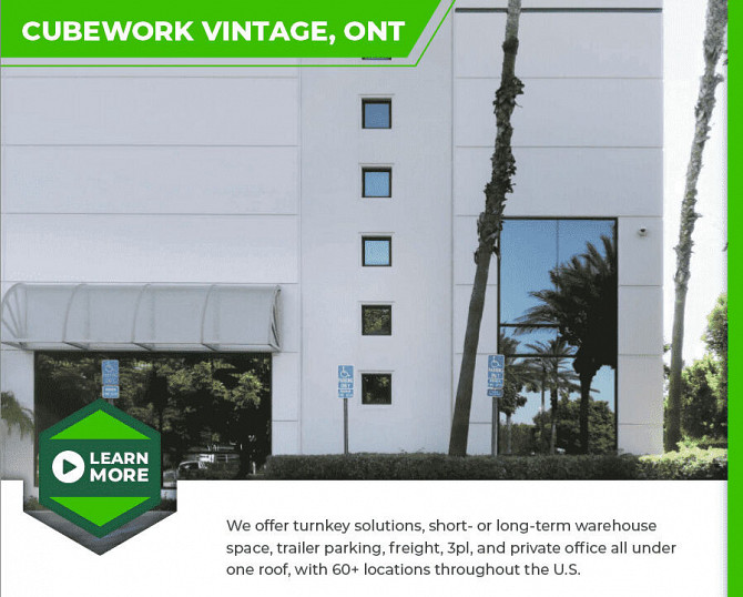 Flexible Office Space at Cubework with no hidden fees -Vintage, CA Ontario - photo 1