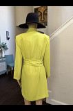 ZARA WOMAN NWT SS22 LIME GREEN PAREO MINI DRESS Sz L 2829/483 WRAP FRONT Los Angeles