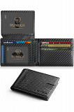 RUNBOX Wallet for Men Slim Rfid Leather 2 ID Window With Box Los Angeles