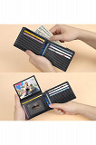 RUNBOX Wallet for Men Slim Rfid Leather 2 ID Window With Box Los Angeles