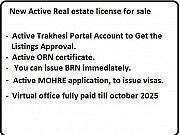 Real Estate License for sale Dubai