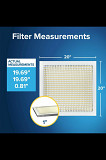 Filtrete 20x20x1 AC Furnace Air Filter, MERV 5, MPR 300, Capture Unwanted Particles, 3-Month Pleated Los Angeles