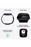 Apple Watch Series 10 [GPS 46mm case] Smartwatch with Jet Black Aluminium Case with Black Sport Band Los Angeles