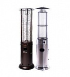 Round Propane Patio Heater - Tempered Glass Quartz Tube - Built-in Tip/Tilt Auto Shut Off - Wheel Ki from Ras al-Khaimah