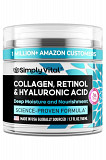 SimplyVital Collagen, Retinol & Hyaluronic Acid Cream - Anti-Aging Face Moisturizer for Face, Neck from Los Angeles