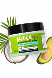 SAUCE BEAUTY Deep Conditioning Hair Mask (12 Fl Oz) Guacamole Whip Hair Mask for Damaged Hair & Friz Los Angeles