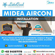 Midea Aircon installation from Singapore