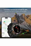 AMAZTIM GPS Smart Watch – 6-Satellite, Waterproof, AMOLED & Call-Enabled Los Angeles