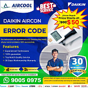 Daikin Aircon Error code Singapore