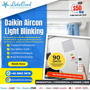 Daikin Aircon Light blinking servicing from Singapore