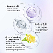 V7 Hyaluronic Acid Korean Skincare Set – Face Wash, Toner & Moisturizer for Women Los Angeles