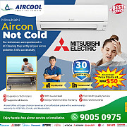 Mitsubishi Aircon not cold Singapore