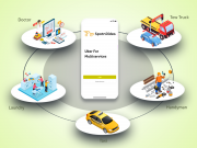 Launch Your Own Uber for X Custom App Development by SpotnRides from Phoenix