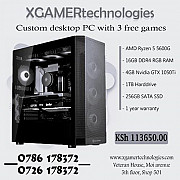 XgamerTechs built Ryzen 5 16GB RAM desktop tower Nairobi