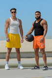 Bulk Order Custom Premier Basketball Shorts from Alanic Clothing Beverly Hills