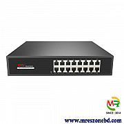 ONV-H1016PLS 16-Port PoE Switch with 2 Gigabit Uplink from Dhaka