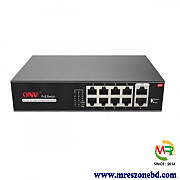 ONV-H1108PSD 8-Port PoE Switch with 2 Uplink Ports Dhaka