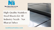 High-Quality Stainless Steel Sheets for All Industry Needs - Nav Bharat Tubes Kanpur