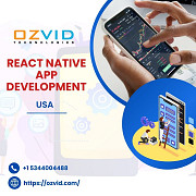 Expert React Native App Development Company in Texas – OZVID Technologies Dallas