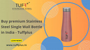 Buy premium Stainless Steel Single Wall Bottle in India - Tuffplus Delhi