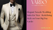 Elegant Tuxedo Wedding Suits for Men - Redefining Style on Your Big Day - Vardo Denver