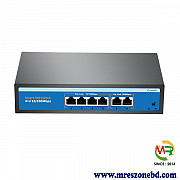 Eurovisin EV-F0420FBL-A 4-Port PoE & 2 Uplink Ports Network Switch Dhaka
