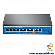 Eurovisin EV-F0820GBL-A 8-Port PoE & 2 Gigabit Uplink Network Switch Dhaka